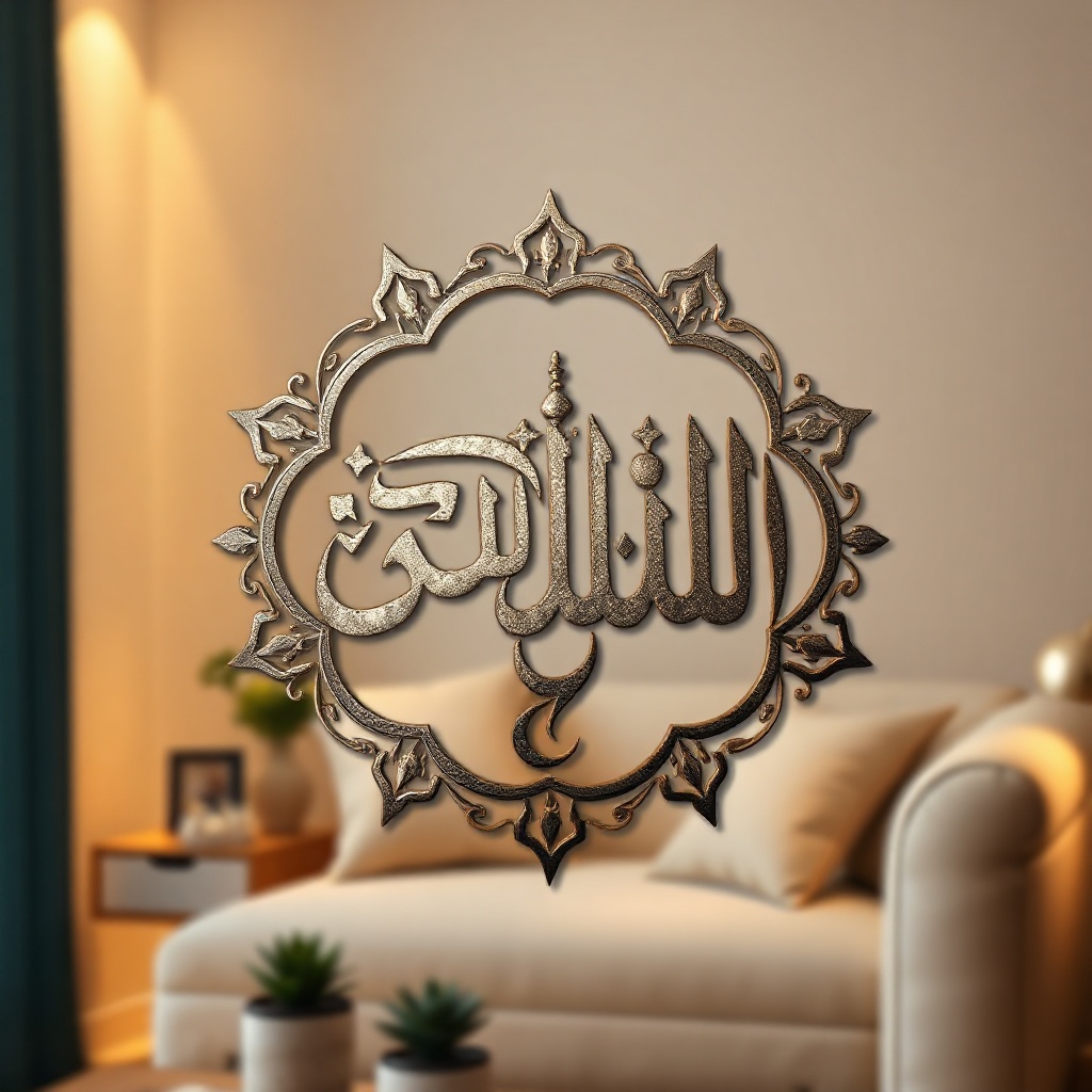 Bismillah Metal Islamic Wall Art — Modern Wall Art