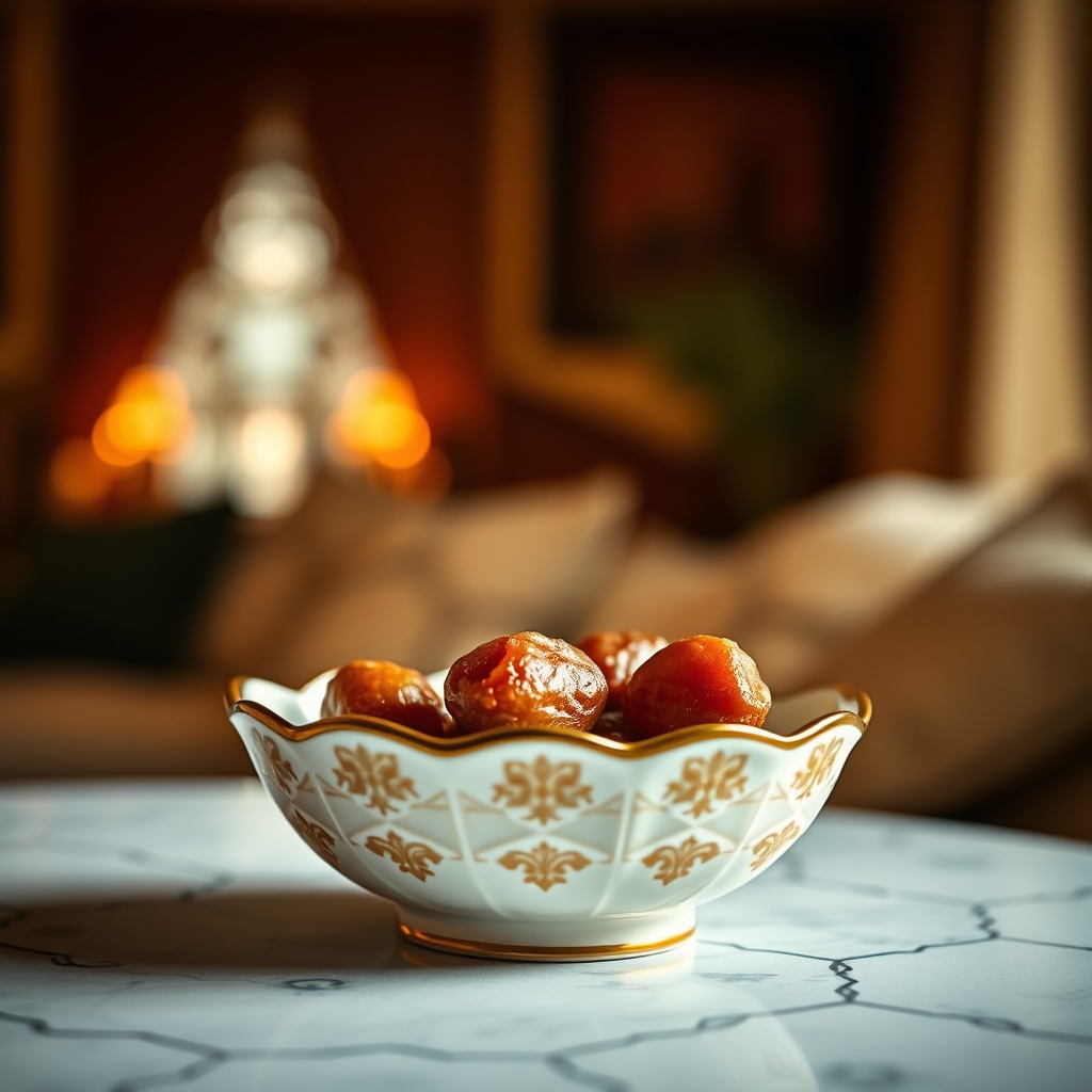 Ceramic Date & Sweet Serving Bowl Set — Generic