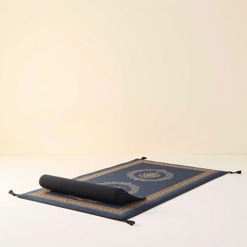 Foldable Prayer Mat with Backrest — Generic