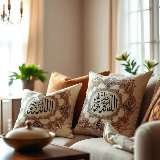 Islamic Calligraphy Throw Pillow Covers (Set) — Decor