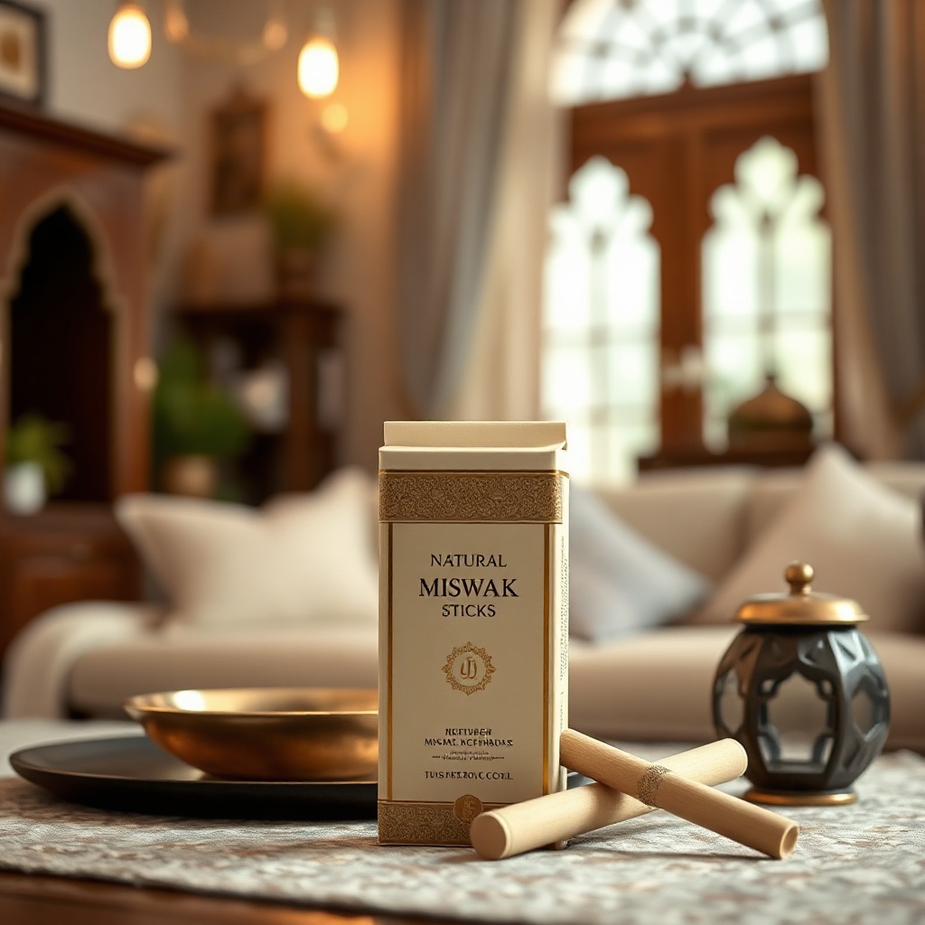 Natural Miswak (Sewak) Sticks — Pack — Generic
