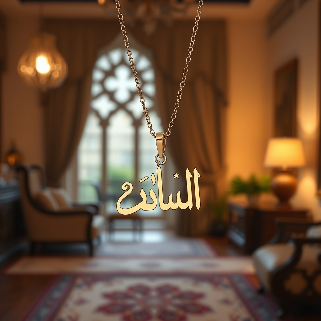 Personalised Arabic Name Necklace — Generic