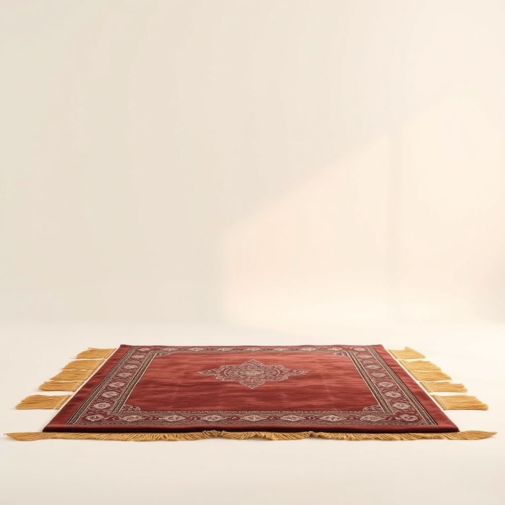 Luxury Velvet Islamic Prayer Rug (Janamaz) — Modefa